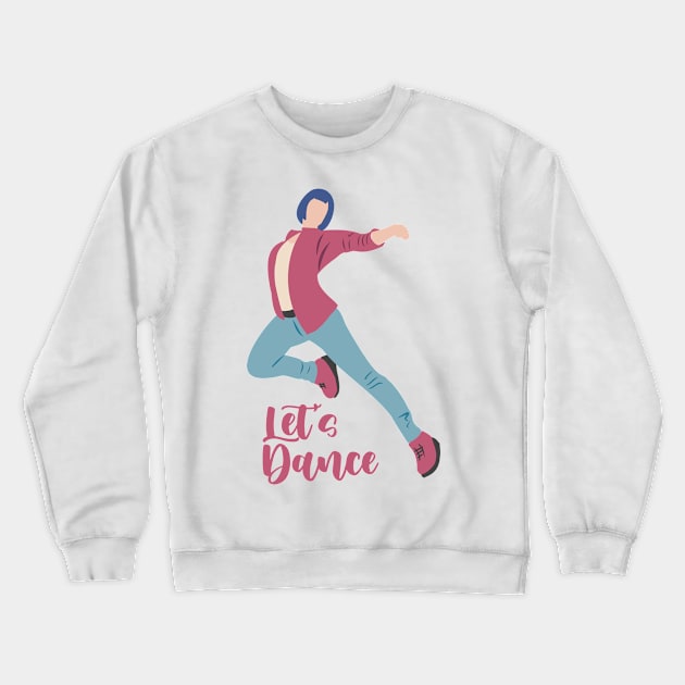 Let’s Dance Crewneck Sweatshirt by Beerlogoff